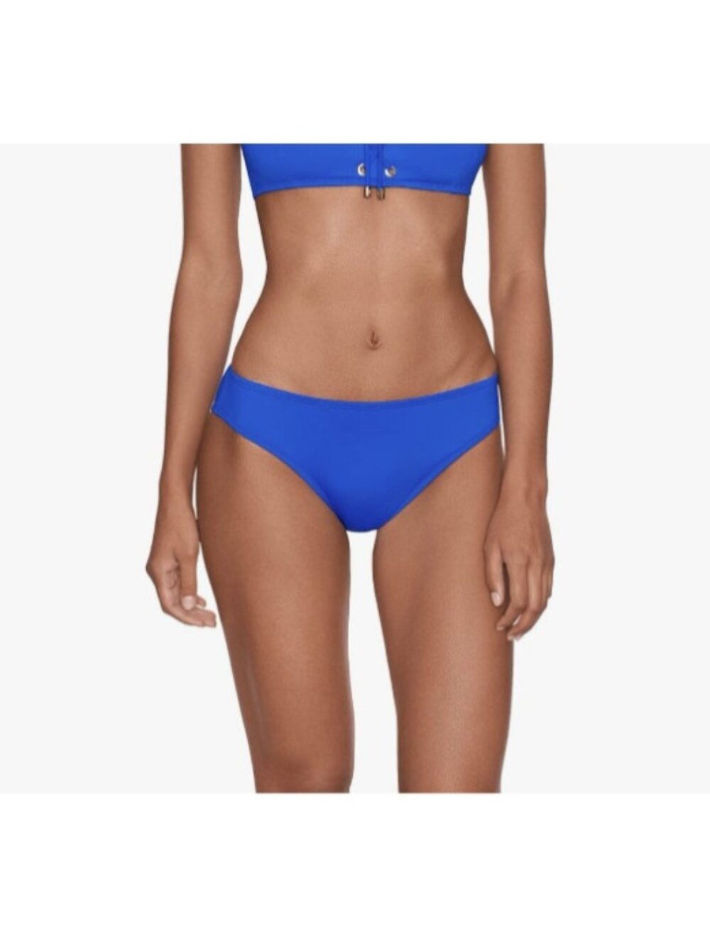Lauren Ralph Lauren Beach Club Hipster Swim Bikini Bottom Blue ( 12 )